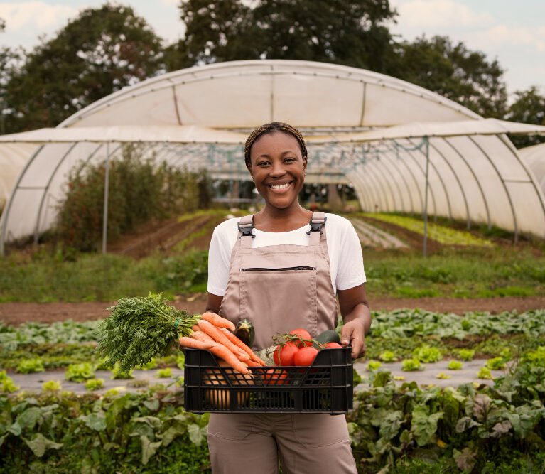 We grow fresh, organic produce using clean methods that protect nature, healthy food.